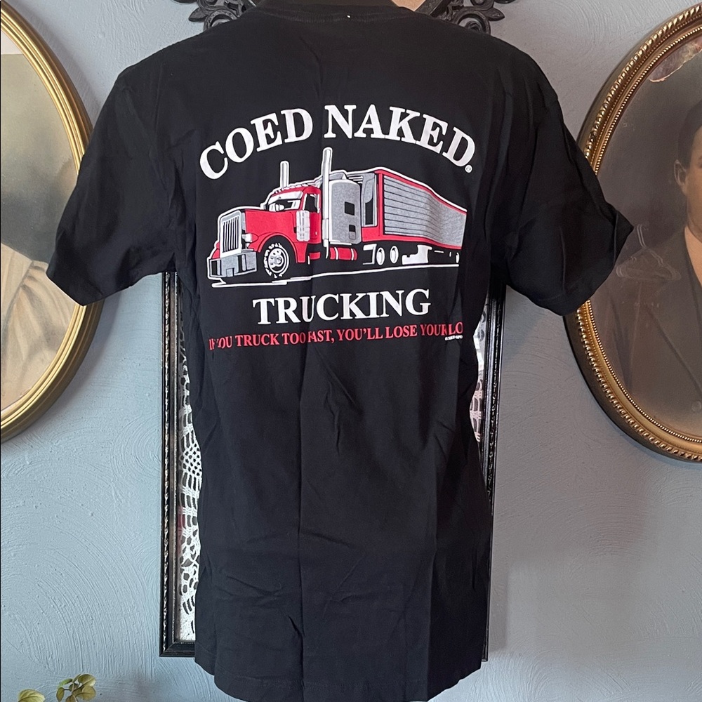 Black Trucking Graphic Tee